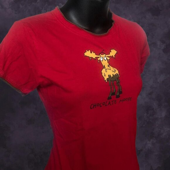 00s Lazy One Chocolate Moose Tee - Picture 1 of 5